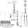 Bristan Prism Eco Basin Mixer Tap Pop-Up Waste Spares
